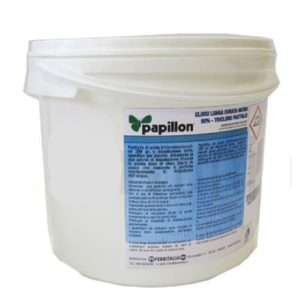 CLORO 90% LUNGA DURATA PASTIGLIE 200 gr 1 KG Papillon