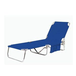 LETTINO ACCIAIO TUBOLARE PLAYA 182X58X25 CM BLU PAPILLON