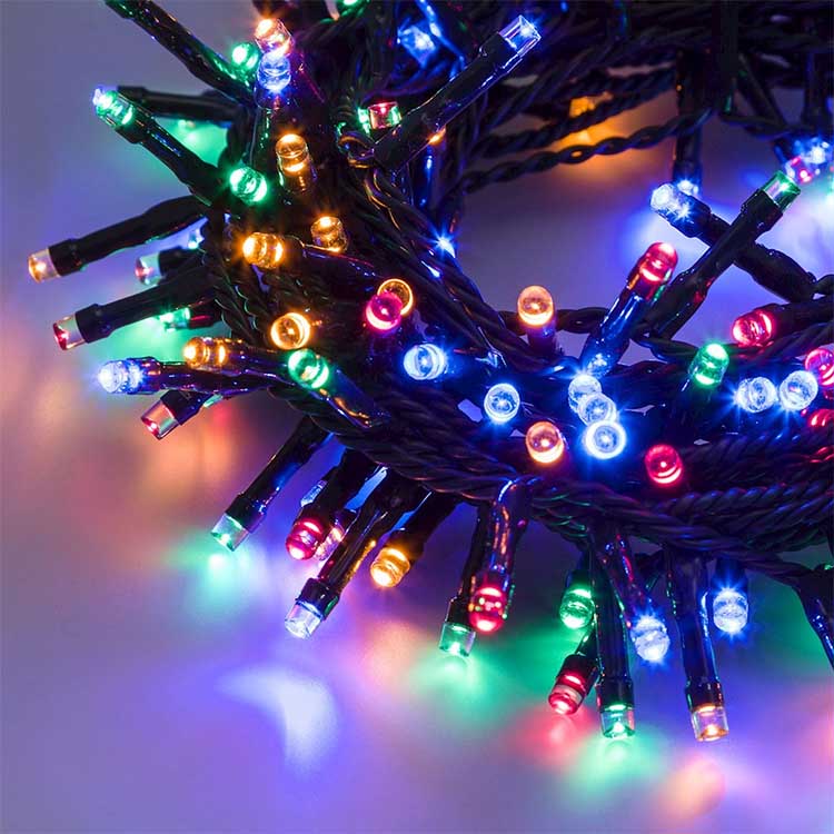 Catena TLE 180 LED CLASSIC / BIANCO / MULTI / BLU / ROSSO 2+7,5m colore multicolor