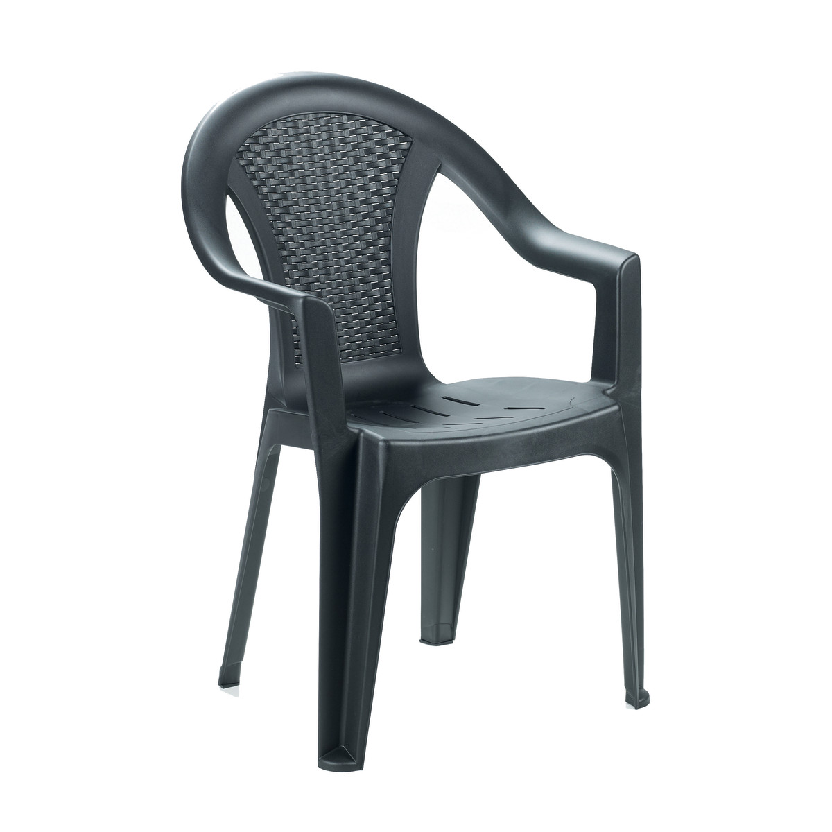 Sedia da giardino plastica Ischia effetto rattan