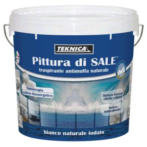 PITTURA DI SALE TRASPIRANTE ANTIMUFFA NATURALE 5 LT