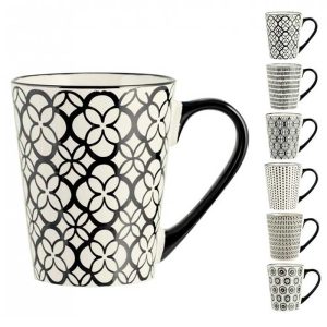 Tazza Mug Vhera Stoneware Decori Assortiti H&H 350 ml