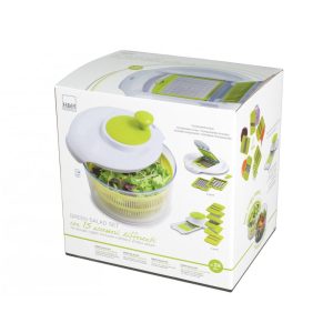 Set Green Salad Centrifuga multifunzionale con 15 accessori H&H