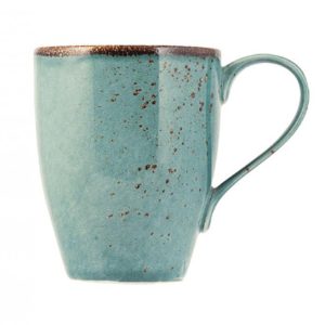 Tazza mug azzurro con decorazioni Reactive H&H 300 ml