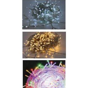180 MINILUCCIOLE A LED esterno LUCE CHIARA CALDA E COLORATA