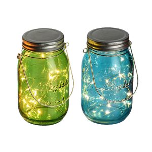 Barattolo Vetro 4 Colori 15 MicroLED Classic 1,5mm Luce Fissa Batteria