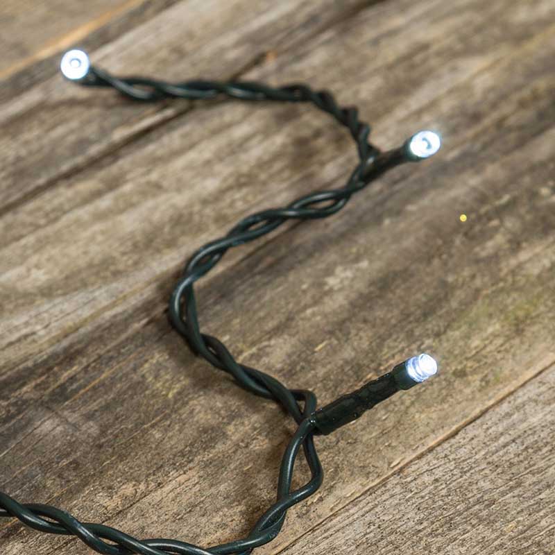Catena MB 40 LED BIANCO, CLASSIC, MULTICOLOR 5mm Luce Fissa 230V