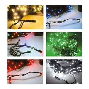 MINILUCCIOLE LED PER USO INTERNO E ESTERNO 100 lampade_vari_colori