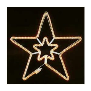 STELLA LED LUCE CHIARA CON FLASH E LUCE CALDA 60X60 CM
