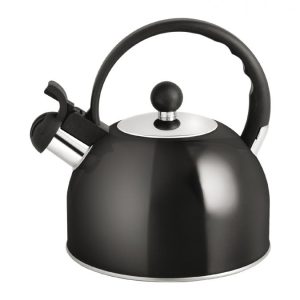 Bollitore Inox Phoenix Nero con Fischio lt 2 Home
