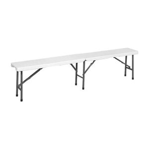 PANCHINA Pieghevole in valigetta Happy Hour BIANCO 180X25X43H CM
