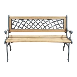 PANCHINA GHISA LEGNO ELDORADO 116X52X73 cm