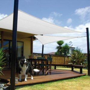 VELA OMBREGGIANTE QUADRATA Colore Bianco 5x5 Metri