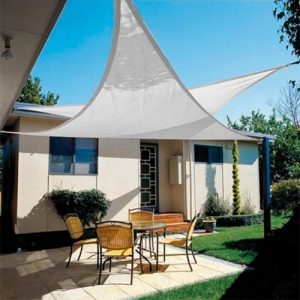 VELA OMBREGGIANTE TRIANGOLARE Colore Bianco 3,6x3,6x3,6 Metri