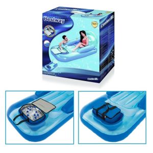 Poltrona materassino gonfiabile piscina con borsa frigo BESTWAY 43130