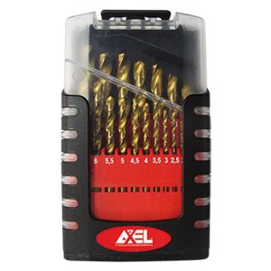 SET PUNTE HSS AL TITANIO 19 PEZZI AXEL
