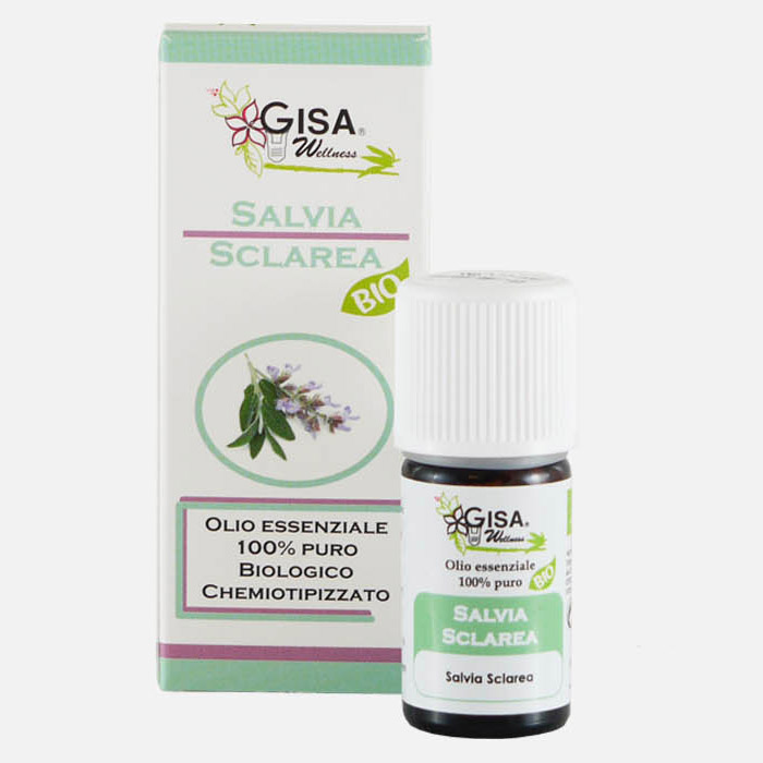 Olio essenziale di Salvia sclarea BIO Gisa 5 ml