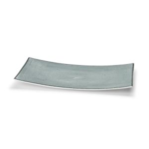PIATTO VASSOIO RETTANGOLARE 30X15 CM EMOZIONI GRIGIO