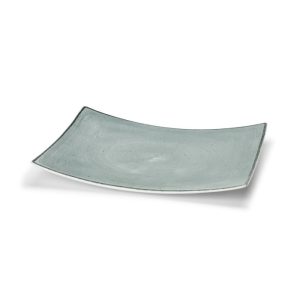 PIATTO VASSOIO RETTANGOLARE 30X24 CM EMOZIONI GRIGIO
