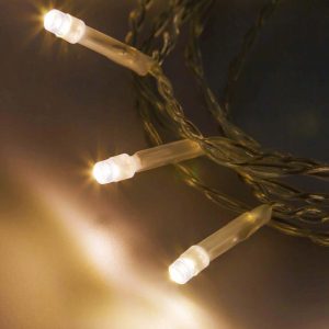 Catena XMB 10 LED CLASSIC 5mm Luce Fissa a Batteria Interno 0,3+0,9m