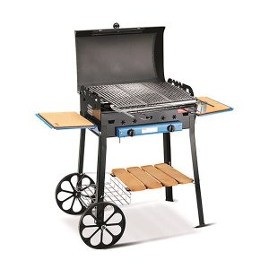 BARBECUE GAS ROCCIA LEGNO LUX 114X55X93 cm Ferraboli