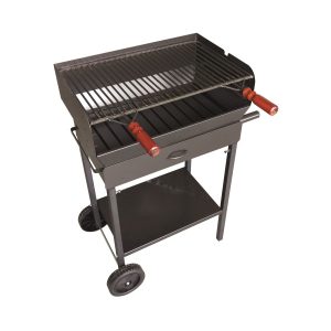 BARBECUE VULCANO 60X40X90 CM CON RUOTE E CASSETTO