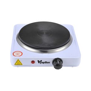 Fornello elettrico termostato regolabile 1 piastra Ø 185 mm 1500 W papillon