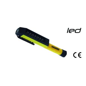 TORCIA LED A PENNA con calamita 1 led frontale + 7 led laterali Maurer