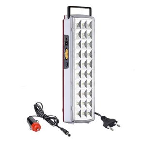Lampada Emergenza 30 Led Portatile Batteria Litio Ricaricabile Maurer