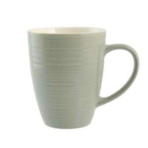 Set 2 Tazze Mug Verdi in ceramica 320 cc Good Morning H&H