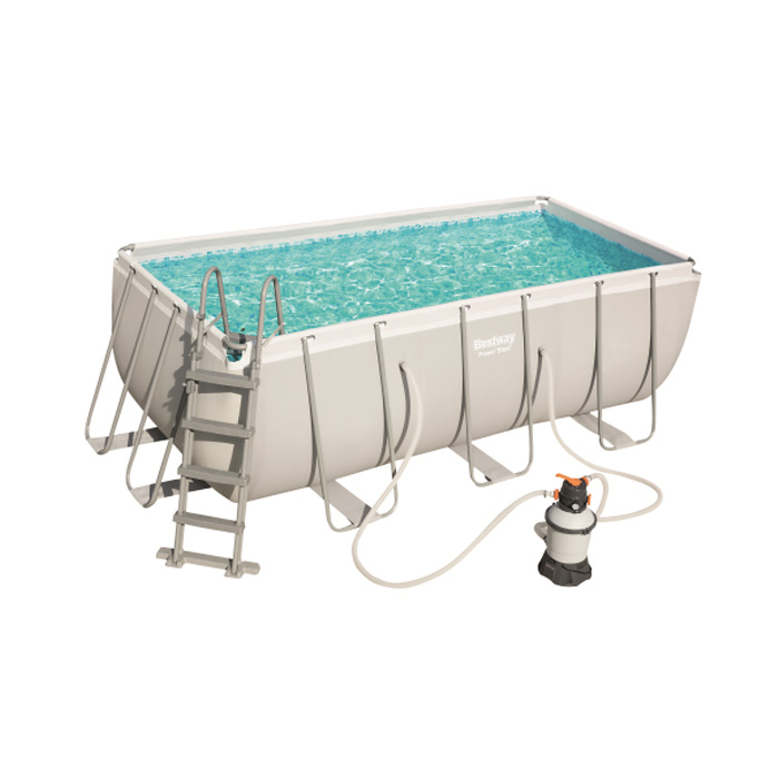 Piscina Rettangolare Bestway 56457 412X201X122 cm Filtro a Sabbia