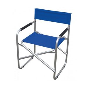 Sedia Regista Pieghevole Blu Tubolare Alluminio 56X46X80 cm Papillon