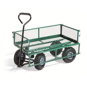 Carrello multiuso in metallo con ruote pneumatiche portata 150 kg Axel