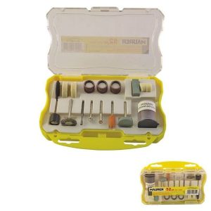KIT 52 PEZZI ACCESSORI PER MINI SMERIGLIATRICE MAURER