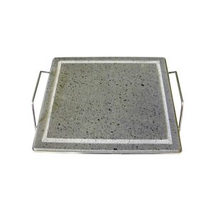 PIASTRA LAVICA 300X400X20 mm Con SUPPORTI BARBECUE BEP