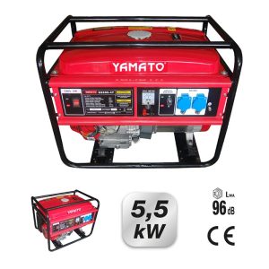 Motogeneratore scoppio G5500 Motore 4 tempi 389 cc 5,5 kW Yamato