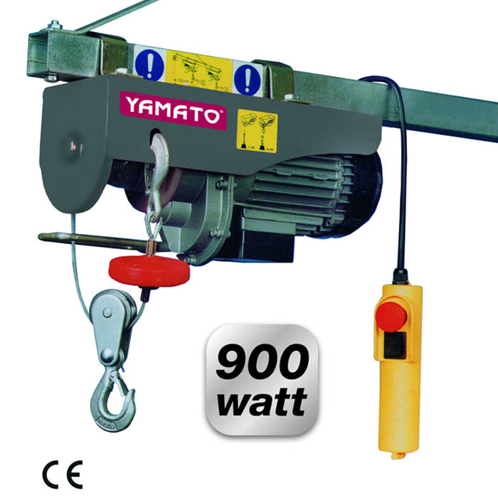 PARANCO ELETTRICO A FUNE 18 MT YAMATO 900W 250/500 KG
