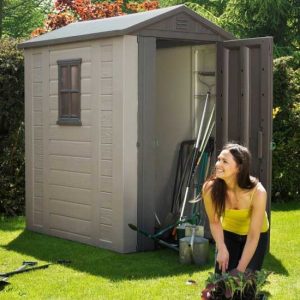 Casetta Giardino KETER FACTOR 4X6 Resina 129x189x216 cm