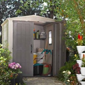 Casetta Giardino KETER FACTOR 6X6 Resina 178x195x208 cm
