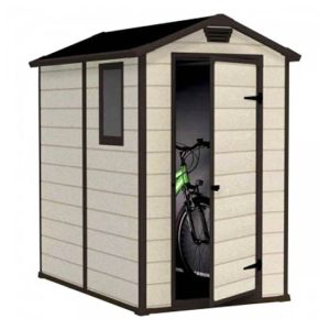 Casetta Giardino KETER MANOR 4X6 Beige Resina 130x192x198 cm