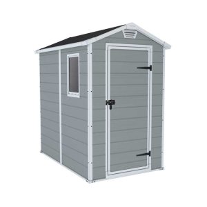 Casetta Giardino KETER MANOR 4X6 Grigio Resina 130x192x198 cm