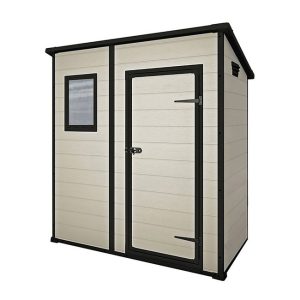 Casetta Giardino KETER MANOR Pent 6X4 Beige Resina 183x111x200 cm