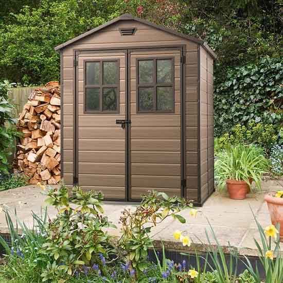 Casetta Giardino KETER SCALA 6X5 DD Resina 185x152x226 cm