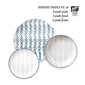 Servizio 18 Piatti Porcellana Decorata KAI Arabel Brinsley Exclusive Collection