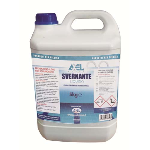 SVERNANTE LIQUIDO PER PISCINE TANICA DA 5 KG AXEL
