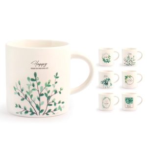 Tazza tè decori assortiti new bone china 220 cc Botanic H&H