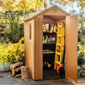 Casetta Giardino DARWIN 4X6 EVOTECH marrone 125x184x205 cm