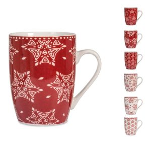 Mug new bone china decori assortiti GRACE H&H 350 cc