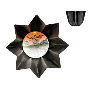 Stampo forma pandoro alluminio antiaderente vespa 800 gr