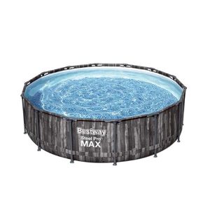 Piscina Tonda BESTWAY Steel Pro Max Rattan 5614Z 427X107 CM